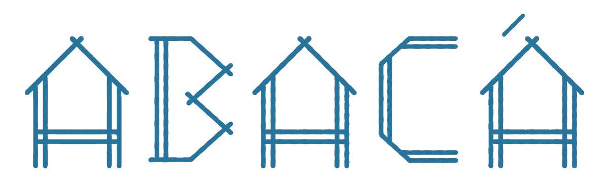 Logo for the restaurant Abaca in San Francisco.