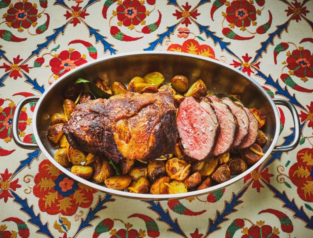 Zaytinya's Seven Spice Roasted Leg of Lamb