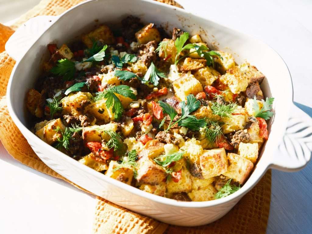 American Lamb Egg Bake 