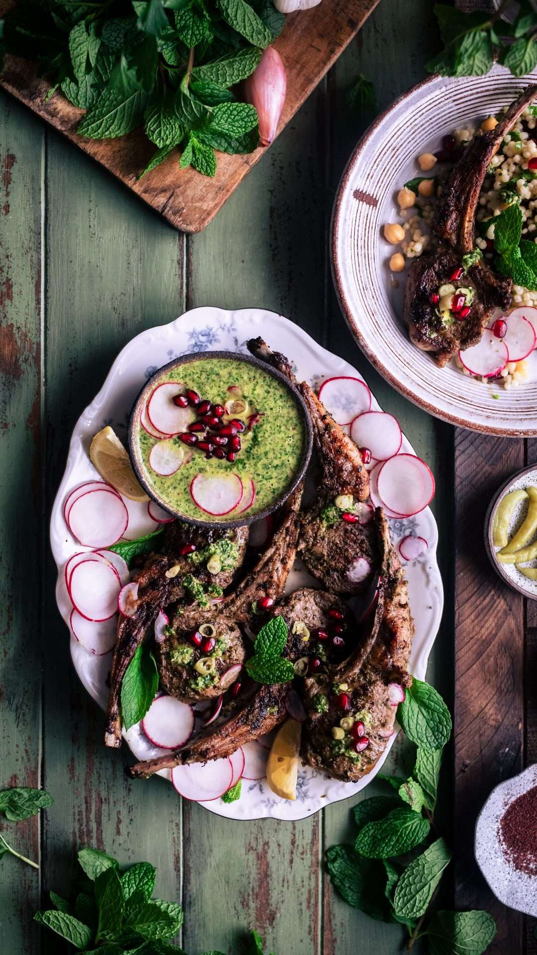 Mediterranean lamb chops