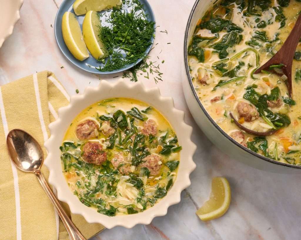 american lamb meatball soup