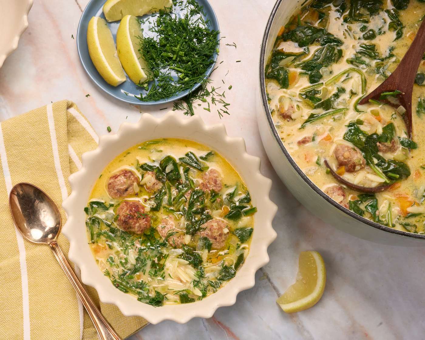 american lamb meatball soup