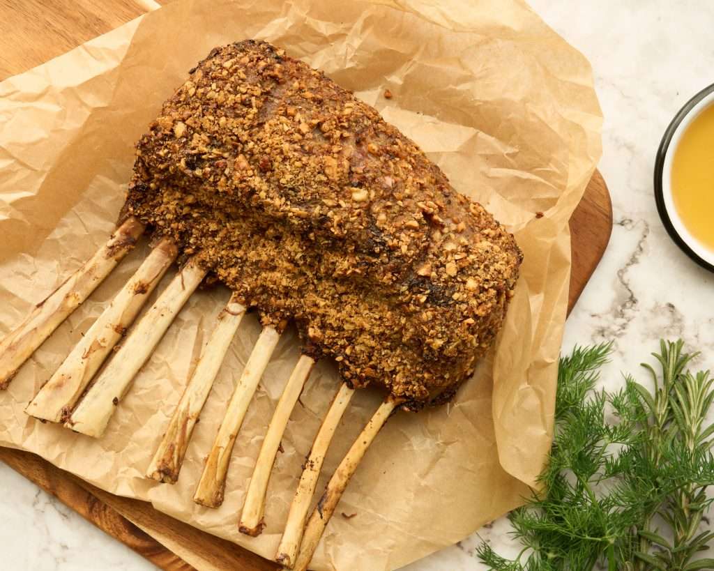 full rack of american lamb
