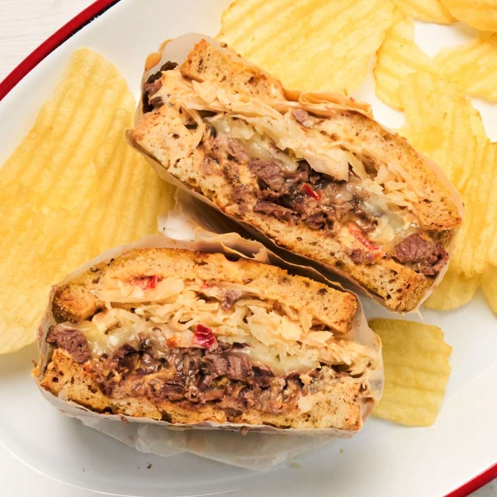lamb reuben