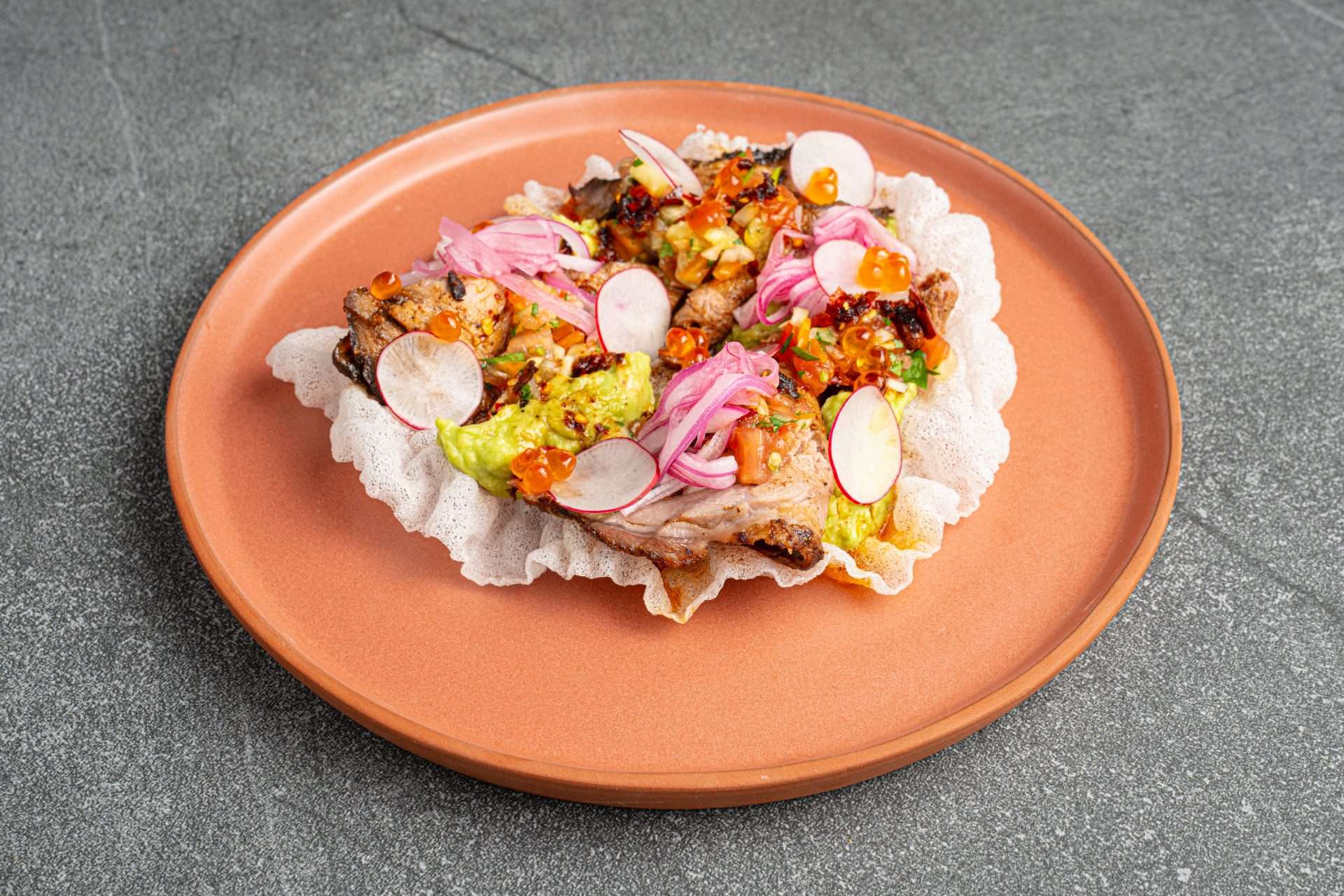 Lamb tostada