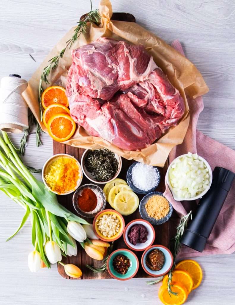 easter lamb citrus salsa