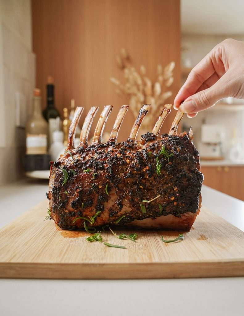 rack of american lamb