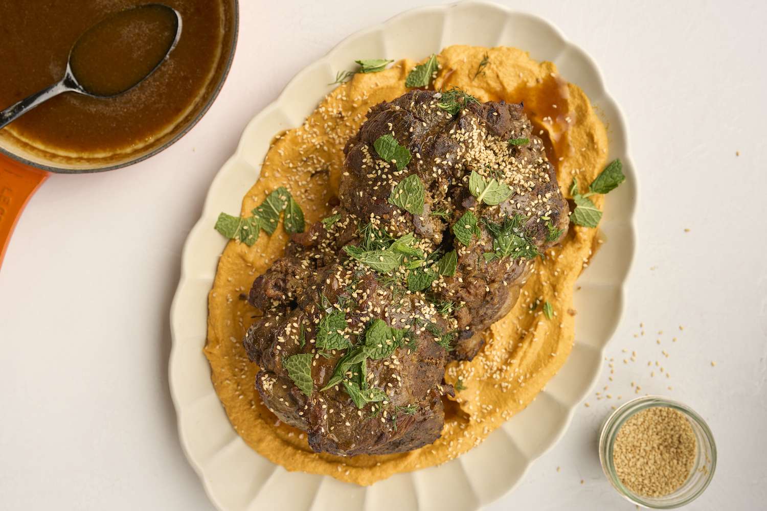 brown butter leg of lamb