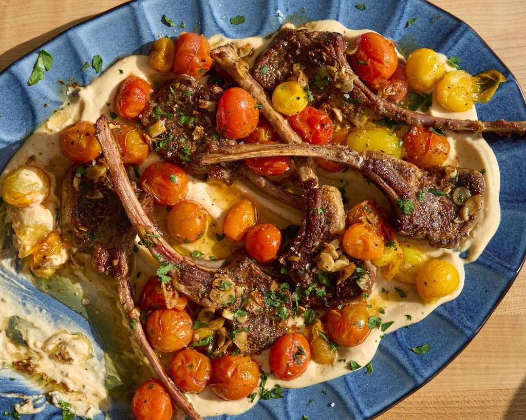 cumin butter american lamb chops