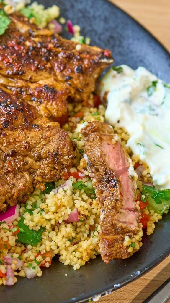 harissa lamb shoulder chops