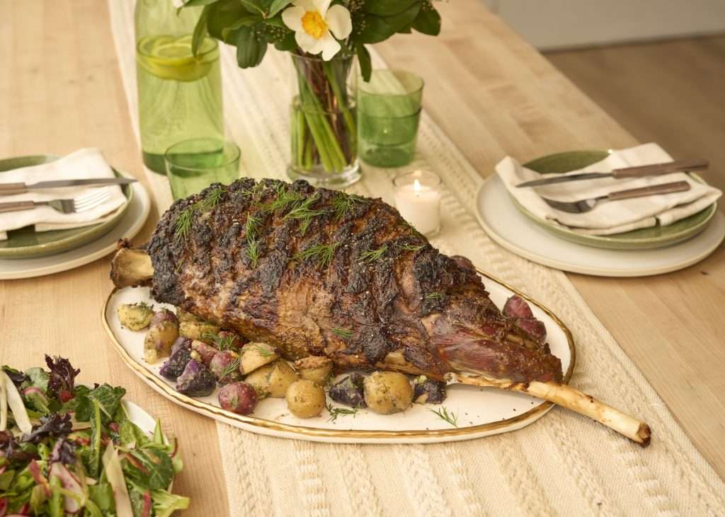 pastrami roasted leg of lamb