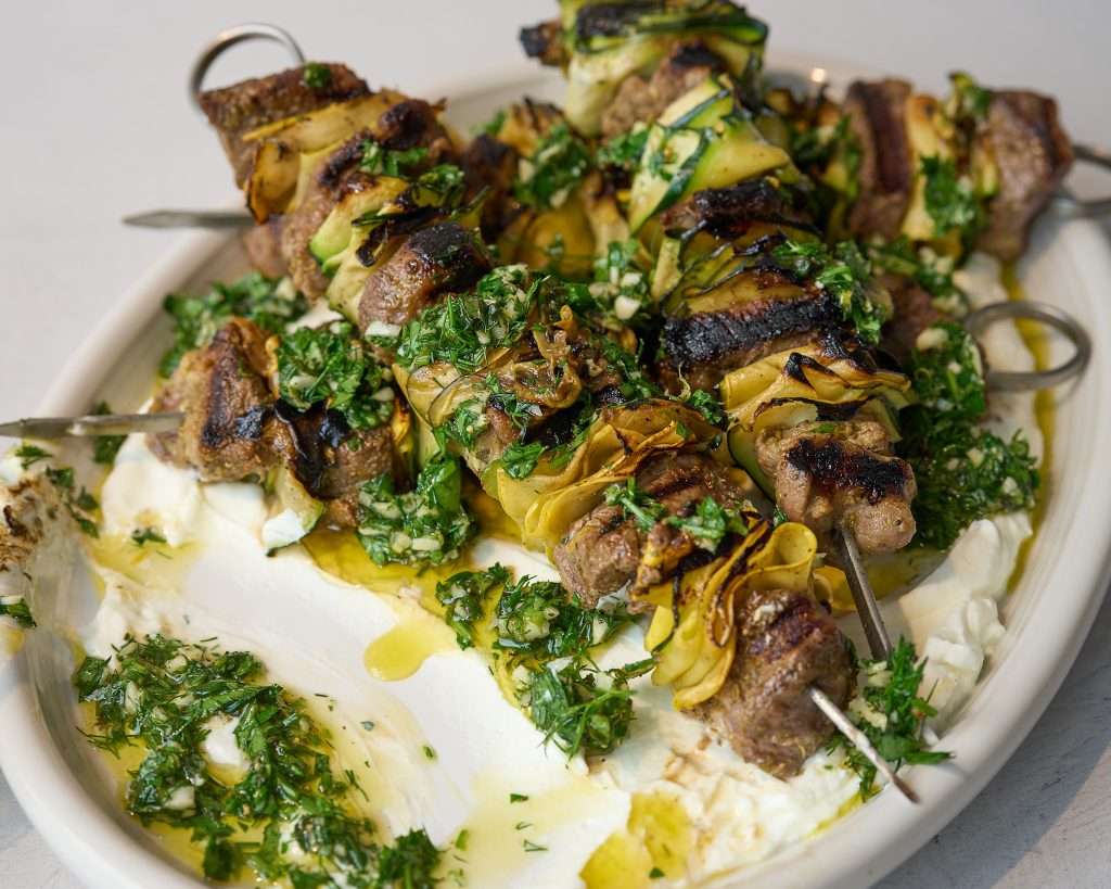 grilled lamb kabobs