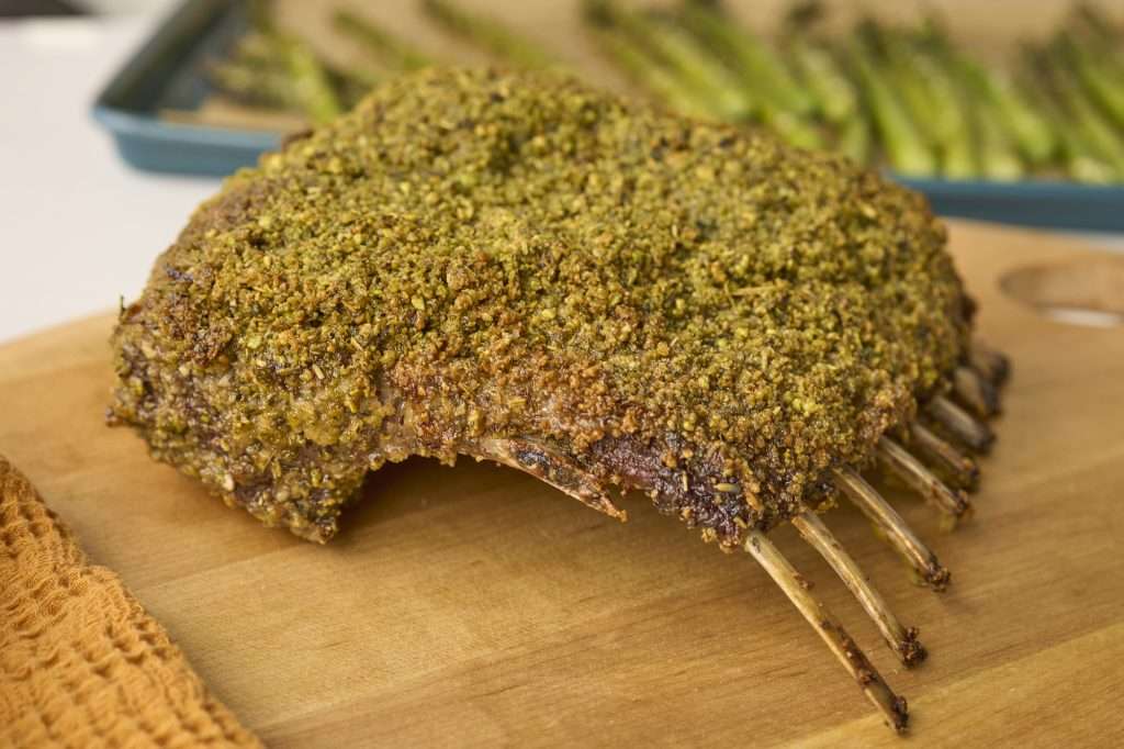 pistachio crusted rack of lamb