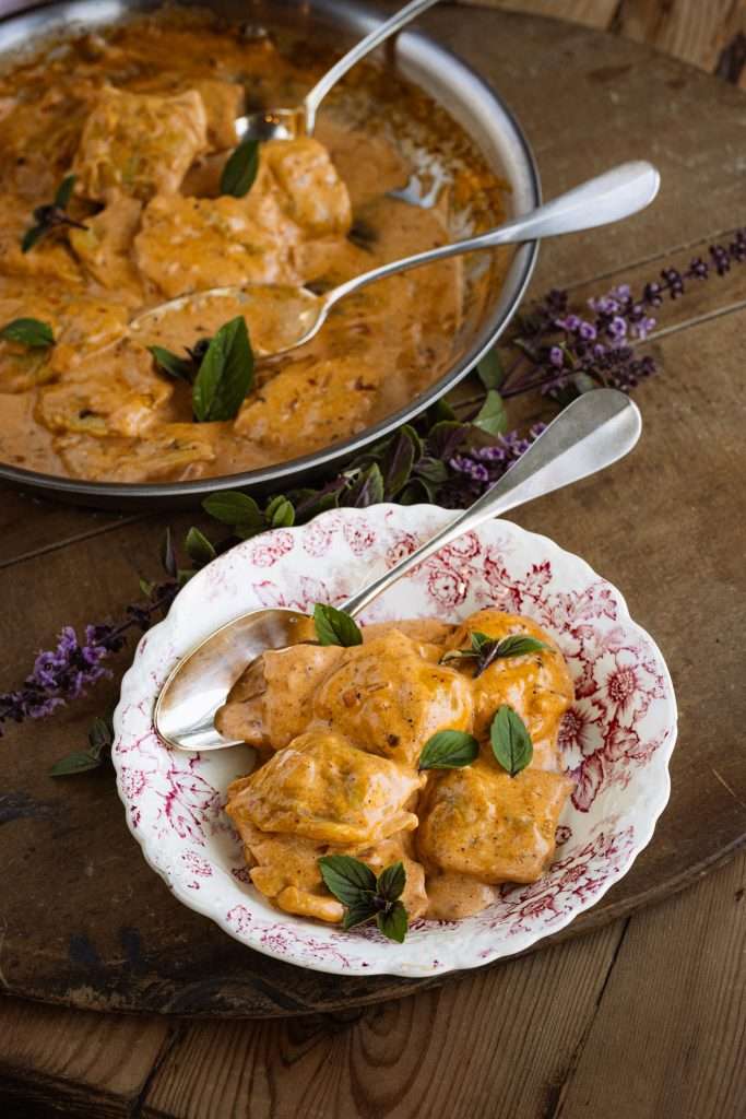 lamb ravioli