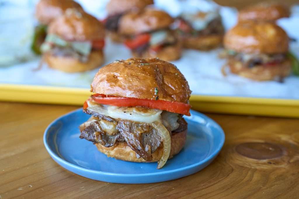 american lamb cheesesteak