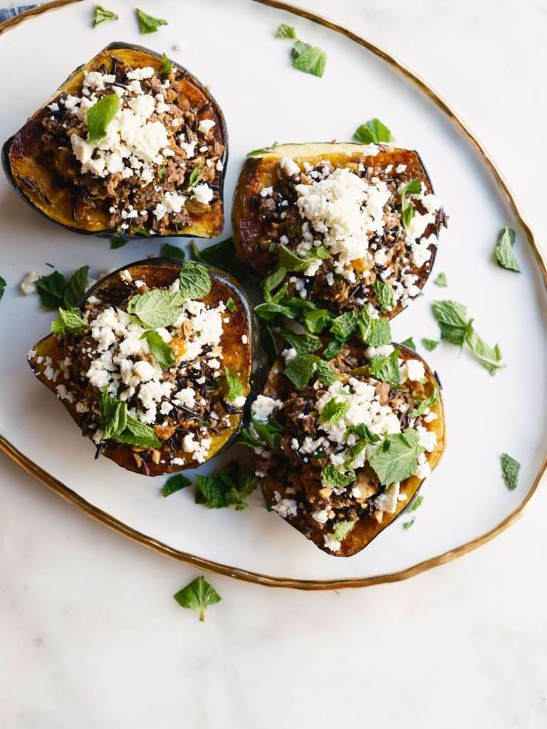 american lamb stuffed squash