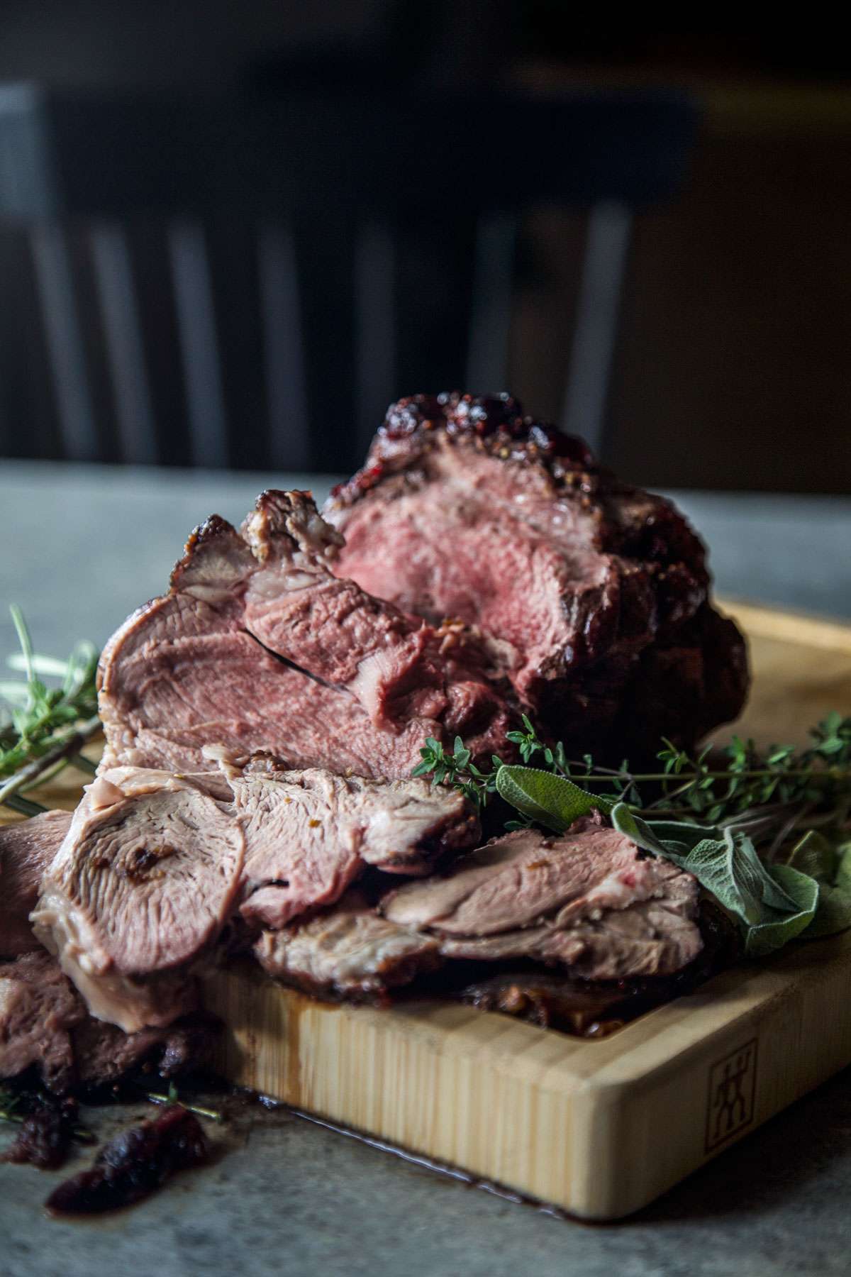 American lamb leg